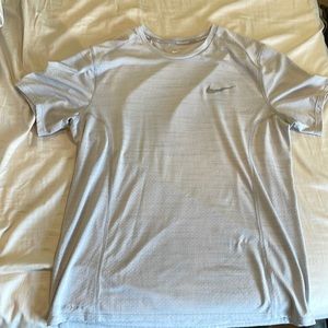 Light grey nike running shirt